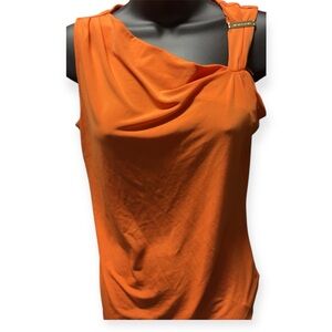 Michael Kors silky bright orange 🍊 tank top size S excellent condition